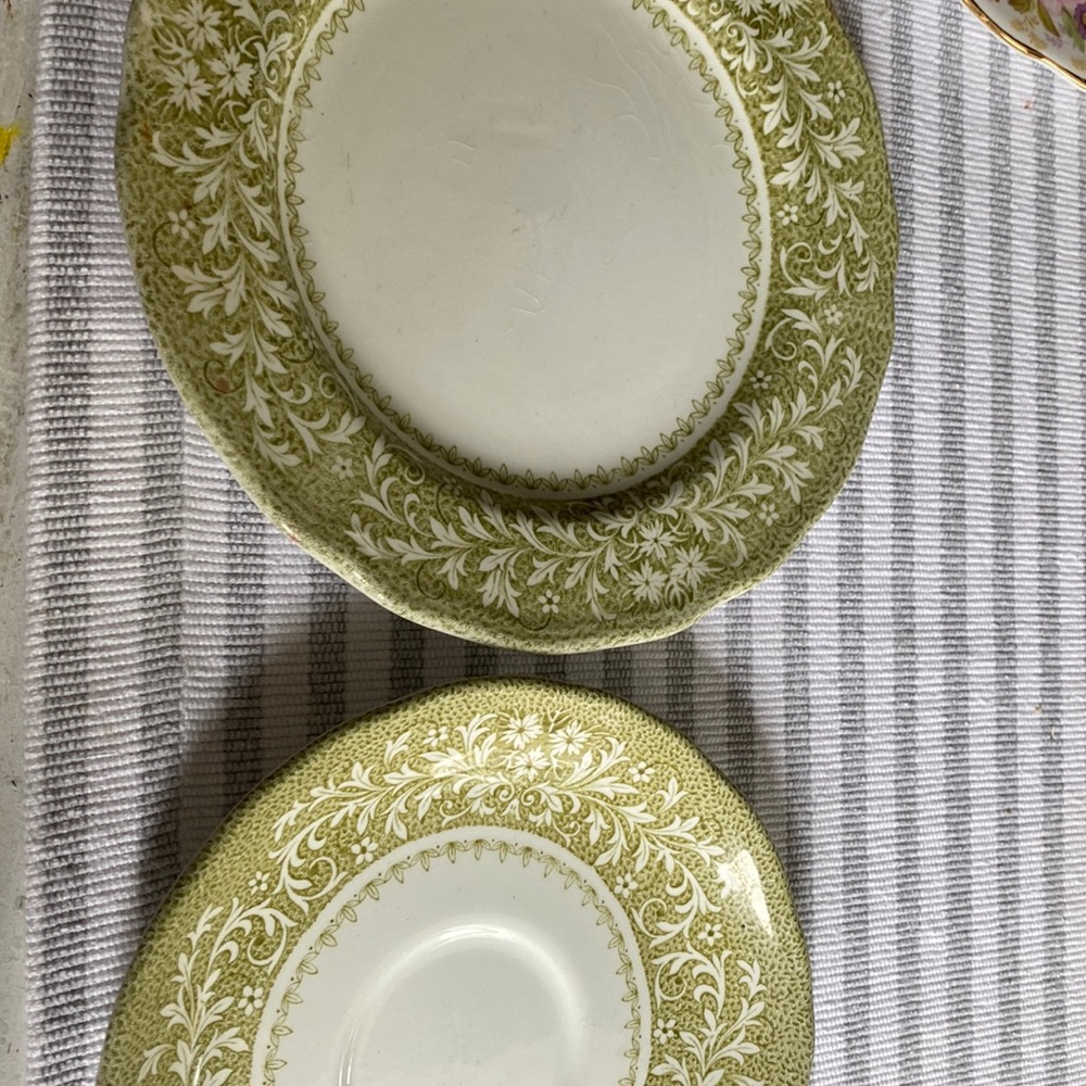 Lunch plate and saucer. Match. Royal Staffordshire England
